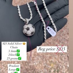 925 Plata Cadenas Y Dijes 