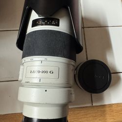 Sony 70-200mm 2.8 & 1.4 Tele Converter 