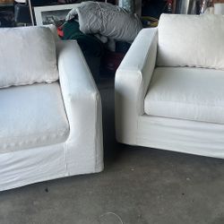 Arhaus Camden  2  Swivel Chairs