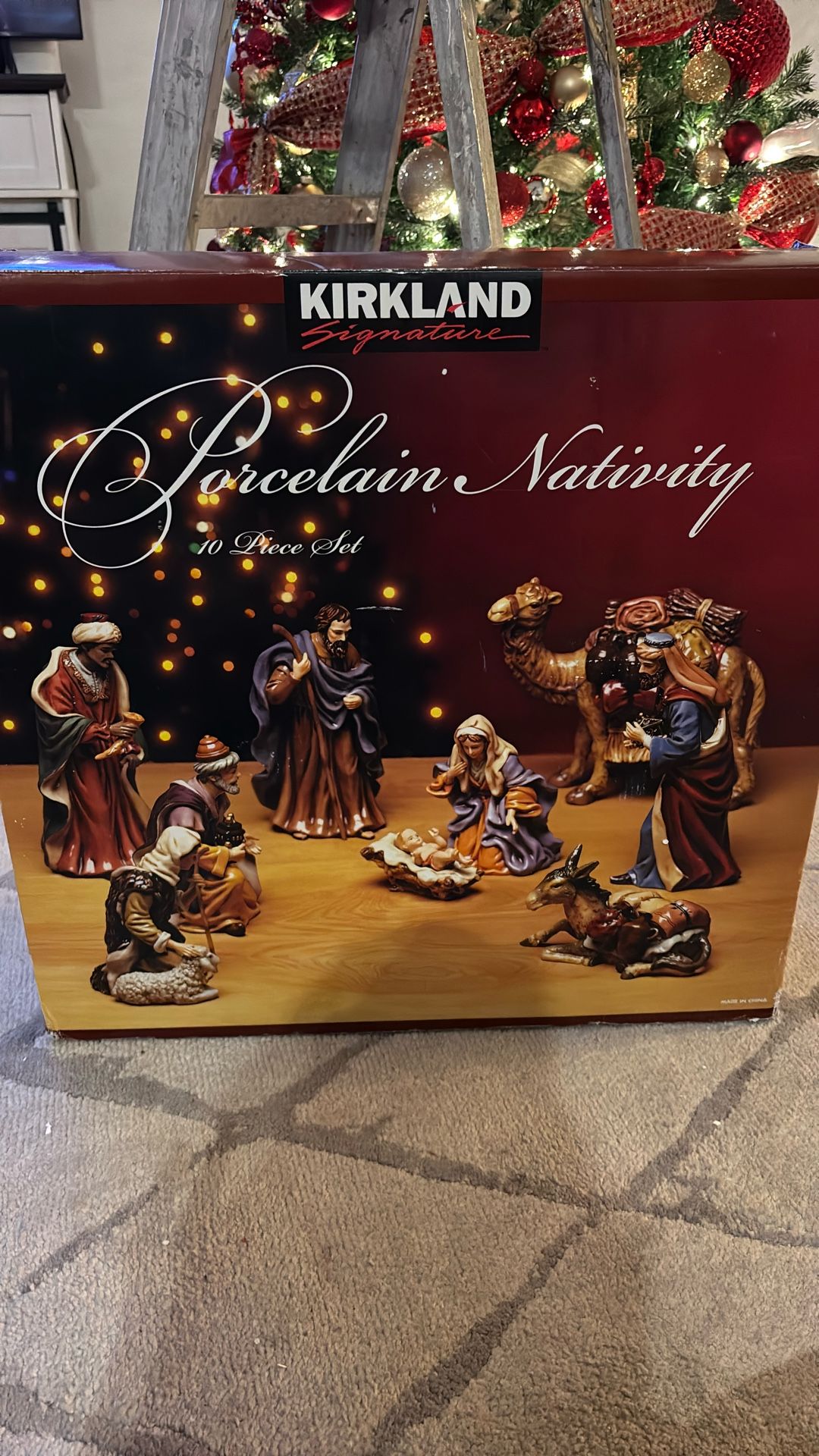 Kirkland Porcelain Nativity 