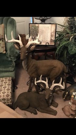 Deer statues