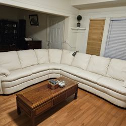 Customer Italian Leather Couch