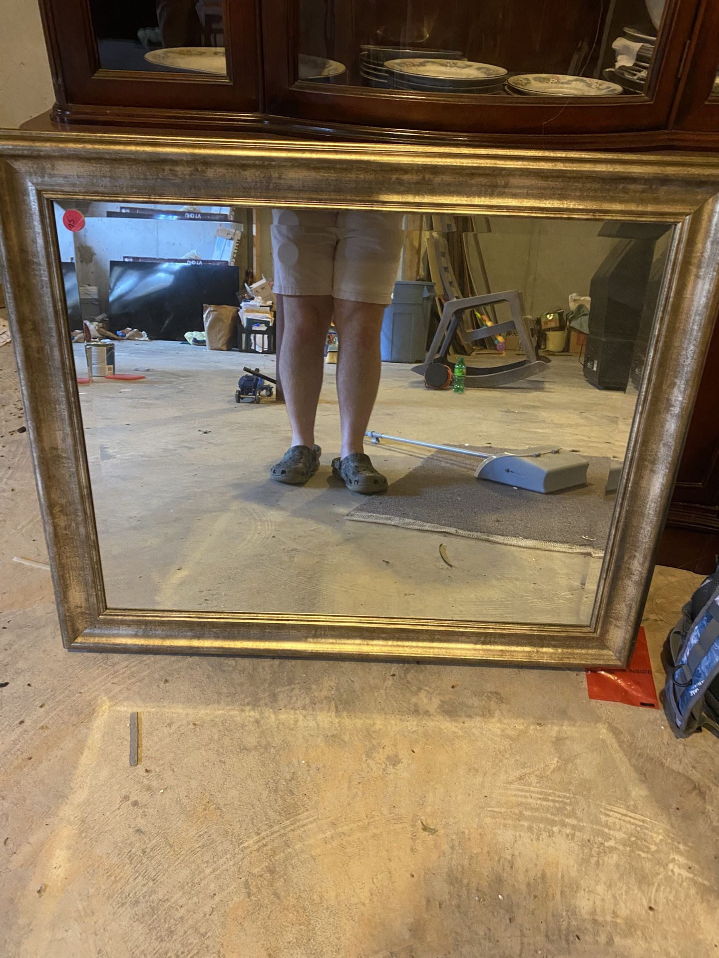 Vintage Silver Framed Mirror