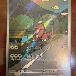 Pokemon Kangaskhan 204/182 Destined Rivals Illustration Art Rare Holo NM/M