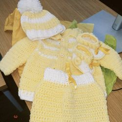 Handmade 0.3 Months  Baby Matching Set