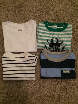 Baby shirts; carters, joe fresh, little me