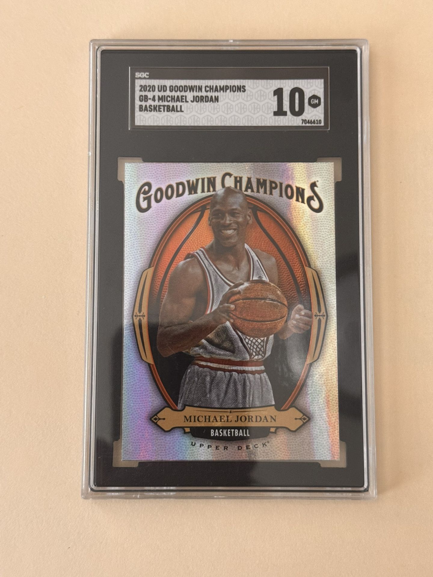2020 Upper Deck Michael Jordan Goodwin Champions #1 SGC 10 Chicago Bulls