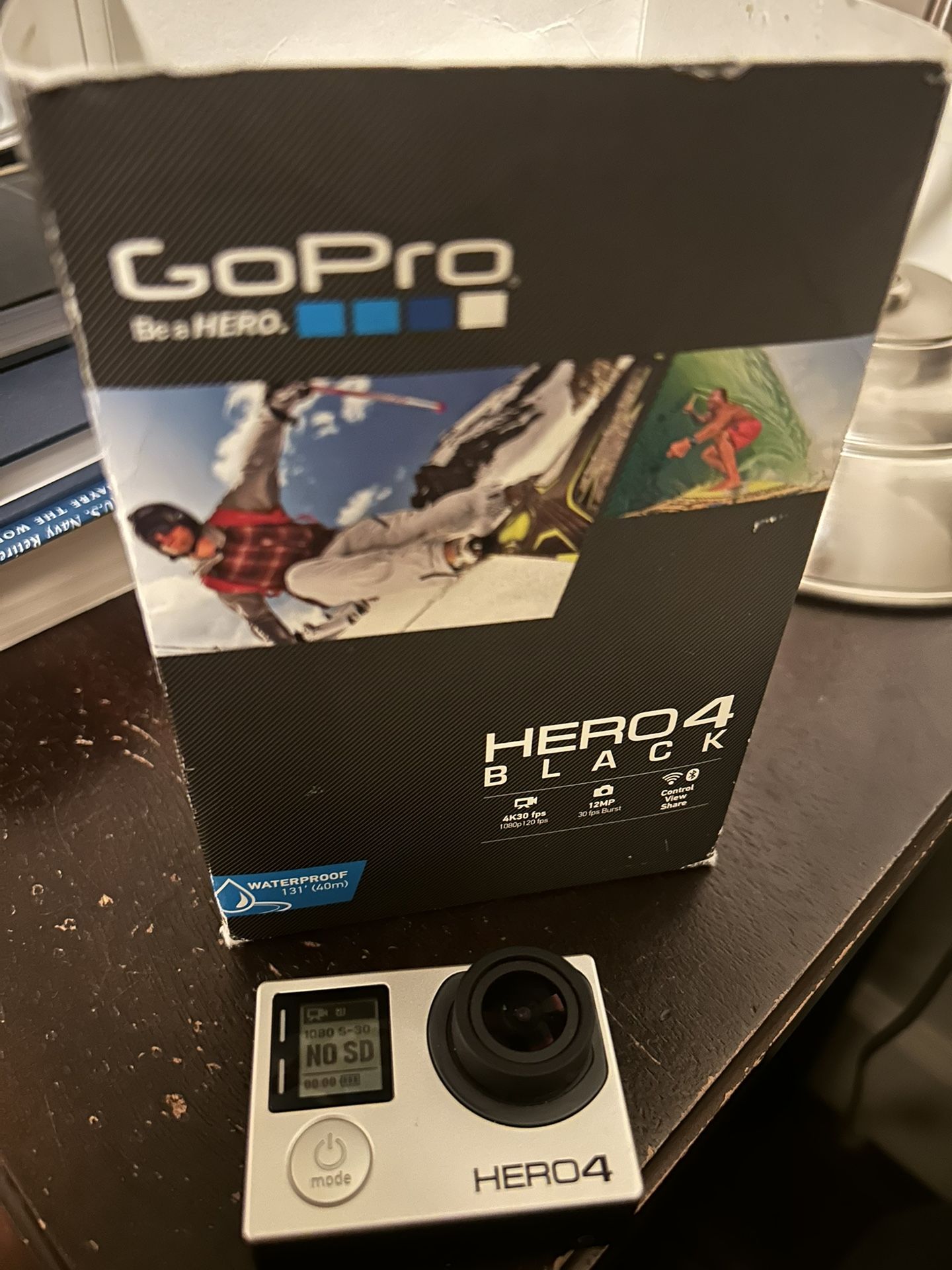 GOPRO HERO4 BLACK OPEN BOX UNUSED