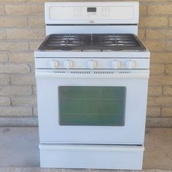 WHIRLPOOL 5 BURNER GAS CONVECTION RANGE * 5.O cu ft OVEN BAKE SELF CLEAN STOVE KITCHEN APPLIANCE 