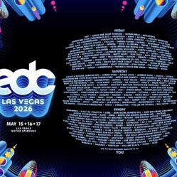 2 GA - EDC Tickets!!