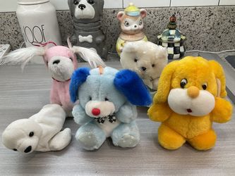 FIVE VINTAGE PLUSHIE BUNDLE