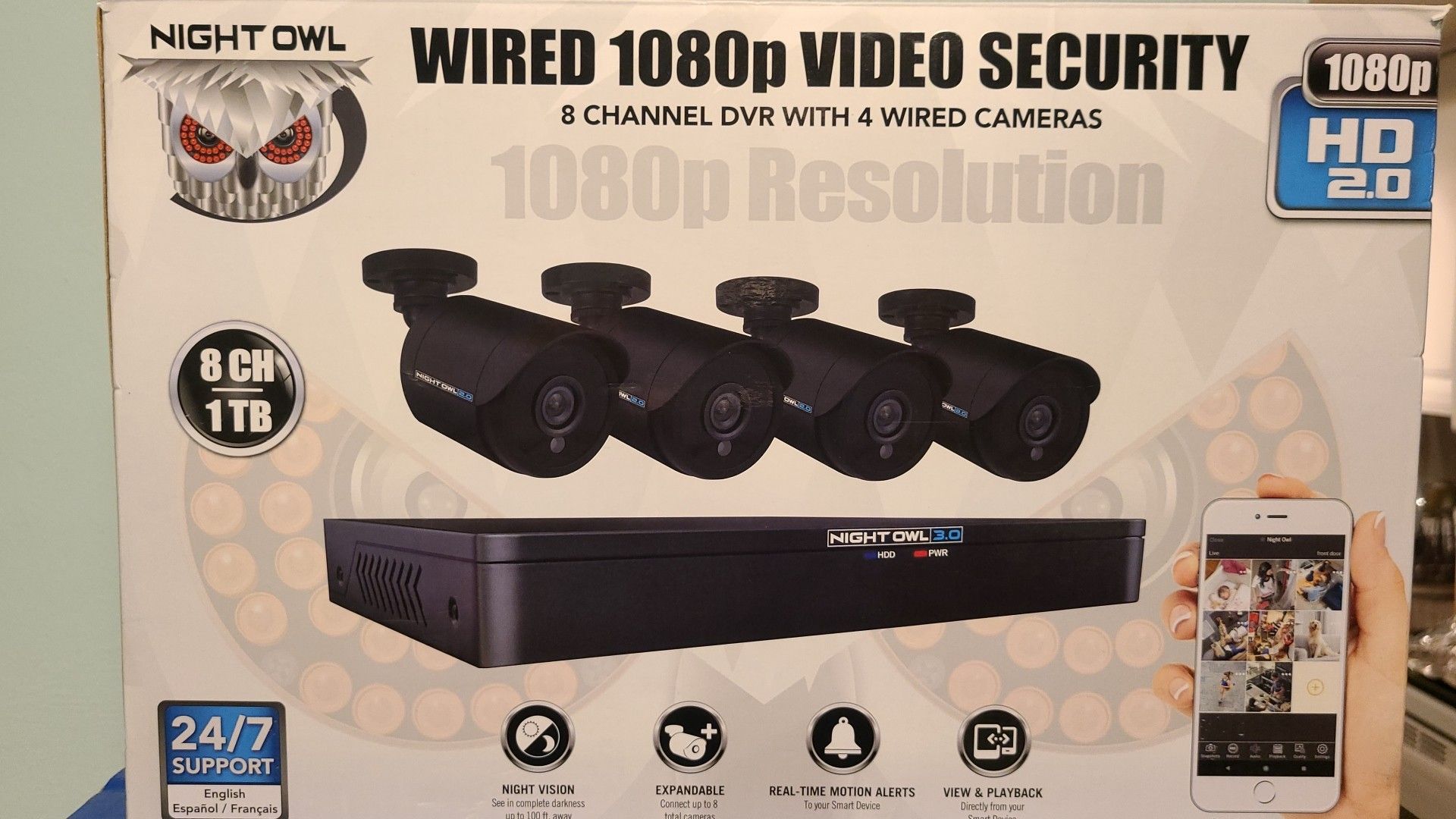 Night owl video security