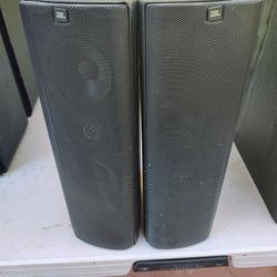 JBL Sat 20 Speakers (2) Tested Sound Great Missing 1 Thumb Screw