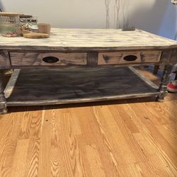 Coffee Table, Shabby Chic Farmer, Coffee Table/tv Unit 
