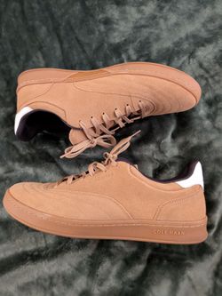 Mens Cole Haan Suede Low-Top Sneakers size 12