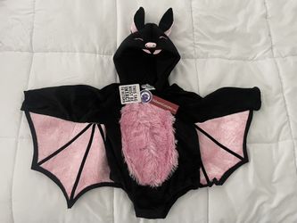 Toddler Vampire Bat Costume in Pink Size 2T