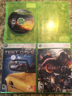 Xbox 360 games $15 .00 each