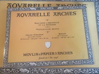 Aquerelle Arches professional water color paper