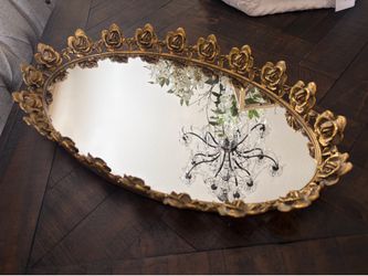 Large  vintage vanity tray