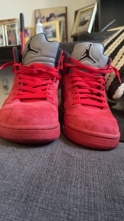 Jordan 5 Retro (Red Suede)
