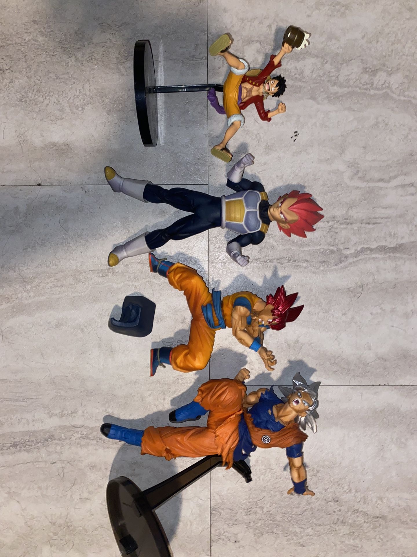 Anime Figures Lot, Dbz, One Piece