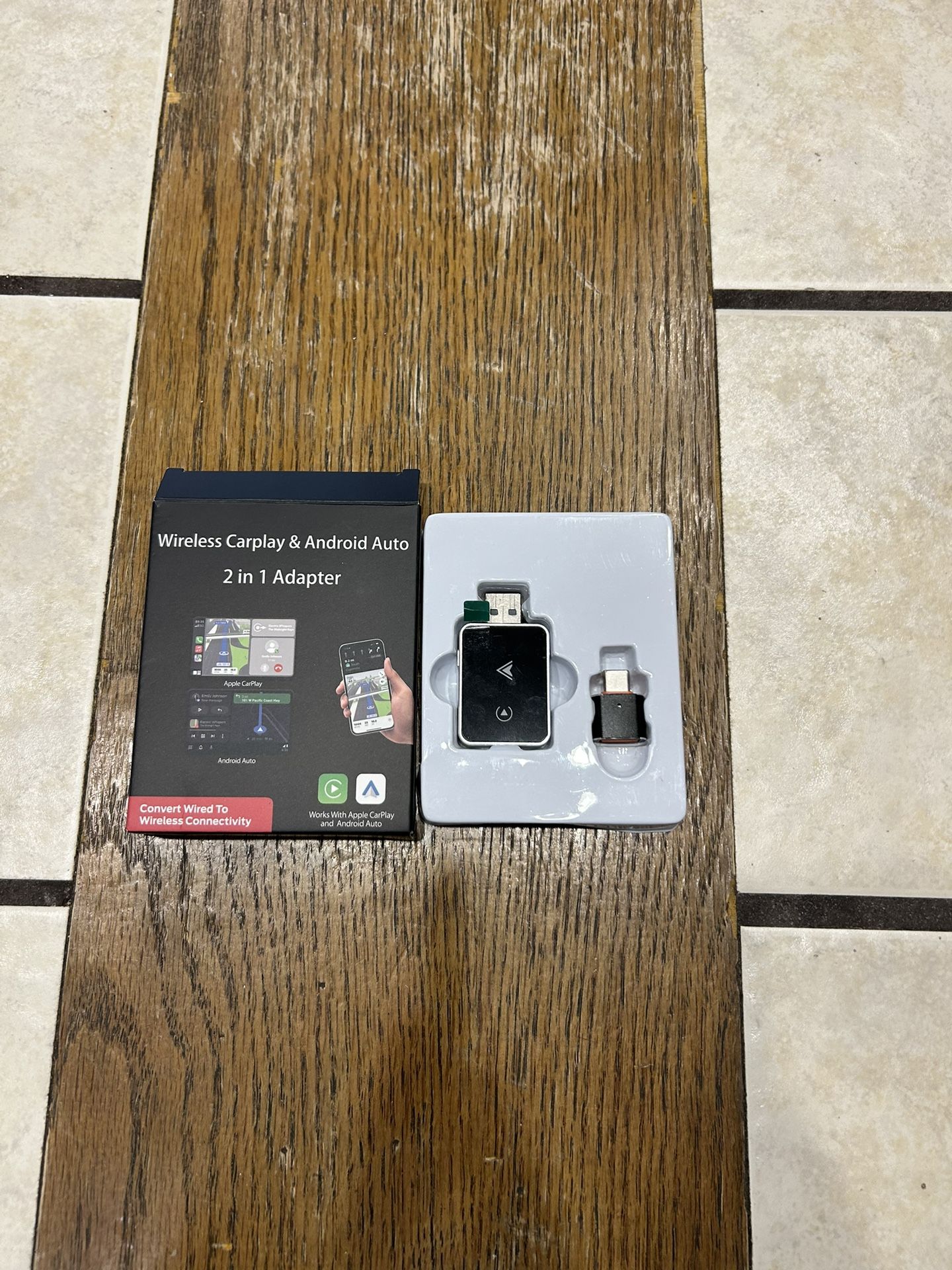 Wireless CarPlay And Android Auto 2 In 1 Adapter