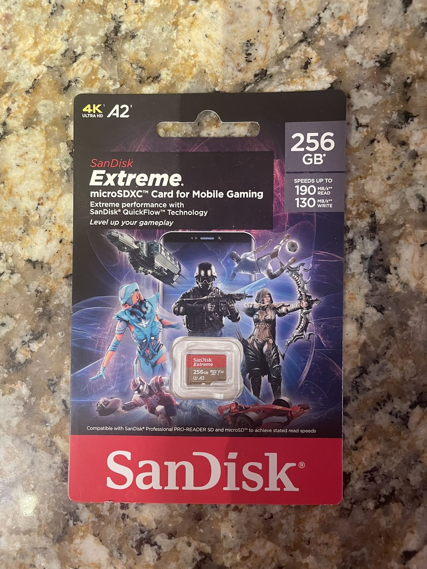  SanDisk - Extreme 256GB microSDXC 