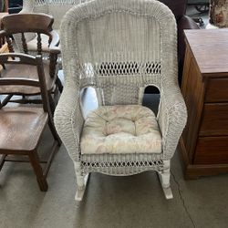 2 Wicker Rocking Chairs