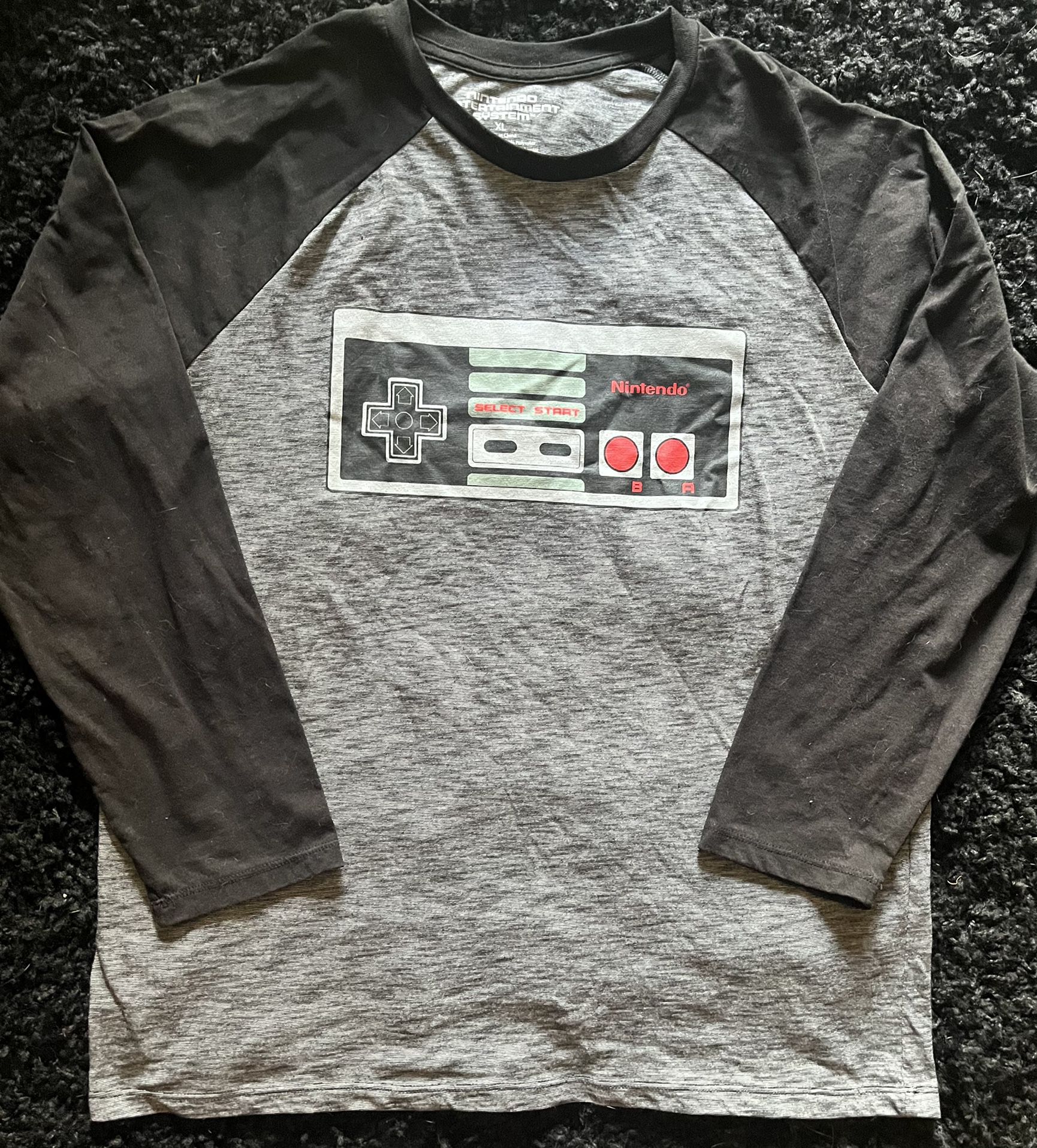 NWOT Nintendo NES Retro Controller Baseball Tee Shirt