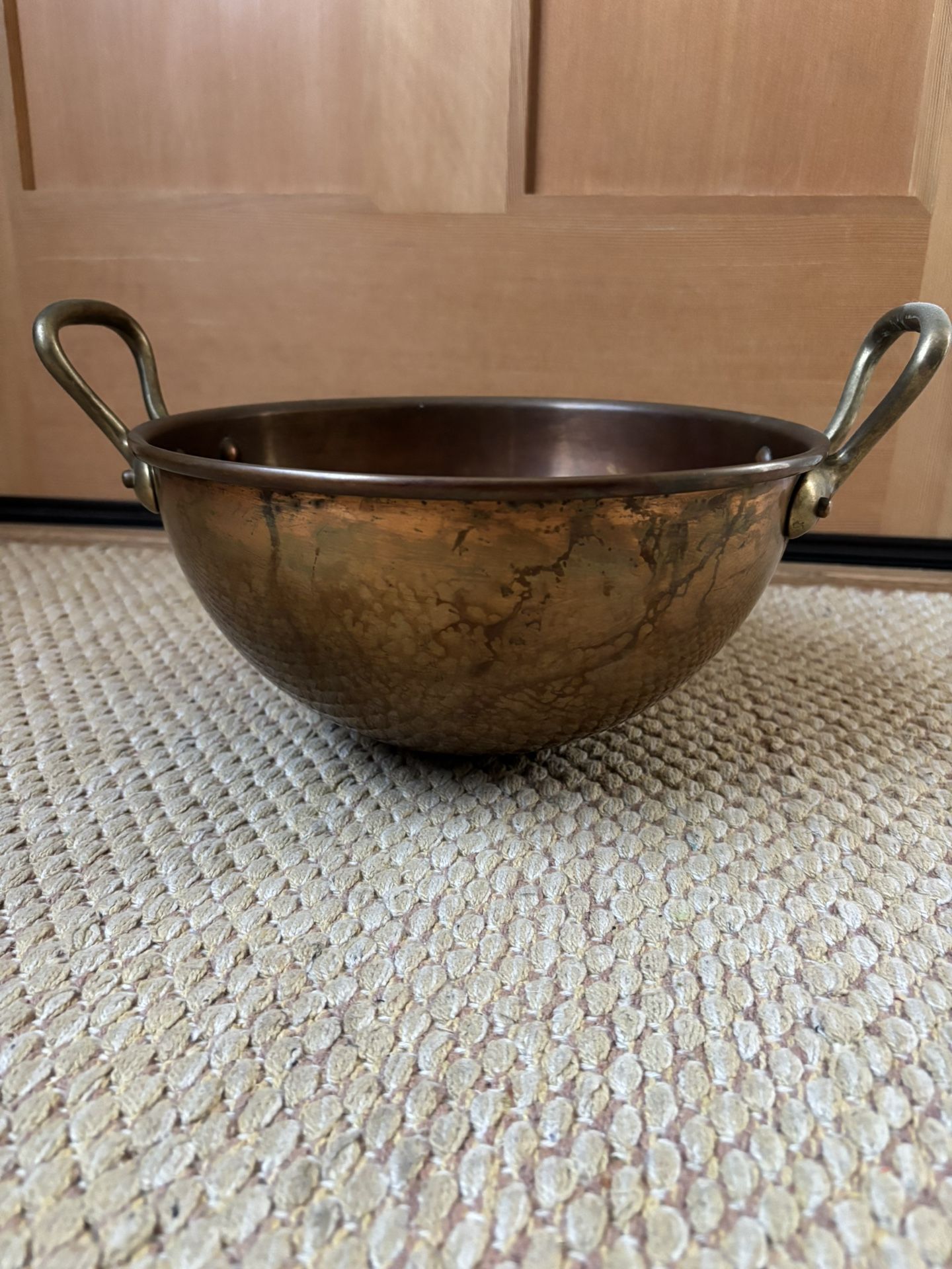 Antique Copper Mixing Bowl