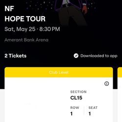 2 NF TICKETS