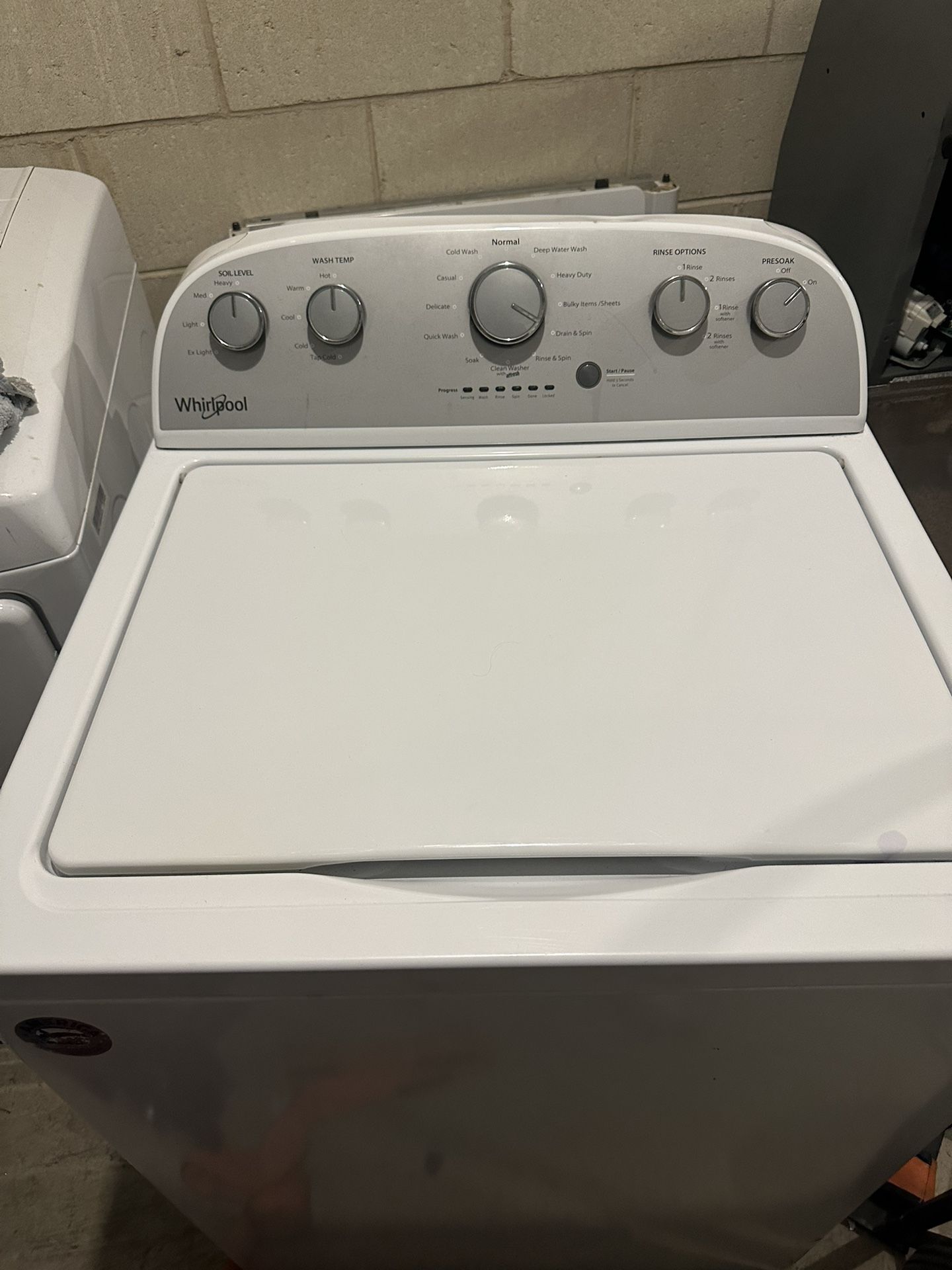 Whirlpool Top Load Washer