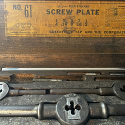 Little Giant Tap And Die Set.  Vintage
