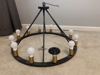 chandelier - farmhouse style