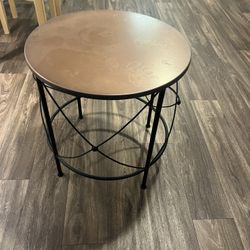 Corner Table And Lamp