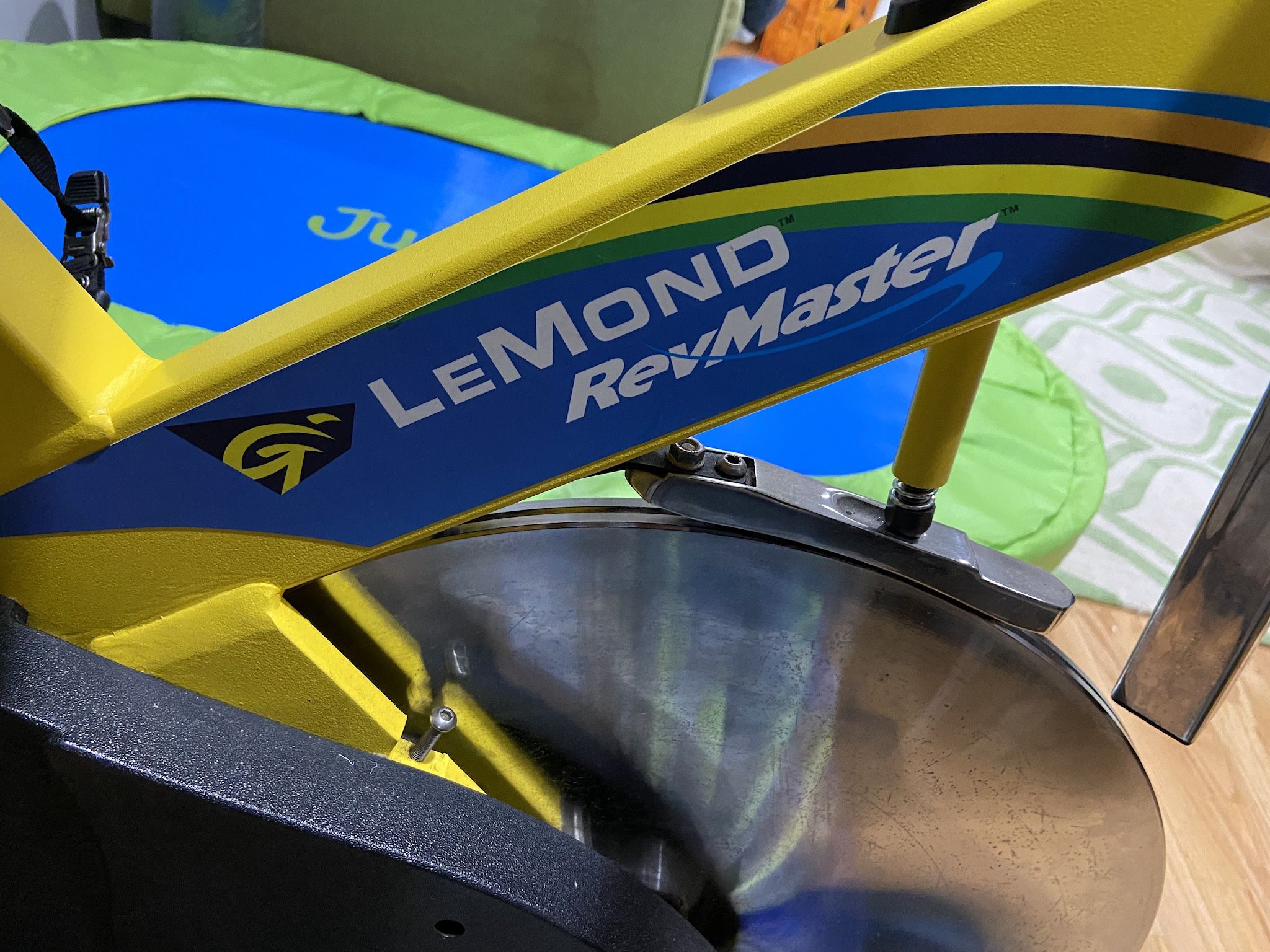 lemond revmaster spin bike yellow