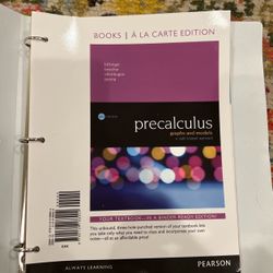 Pre calculus Graphs And models 6th Edition