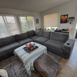 9 By 9 Feet Waffle couch Great Condition 