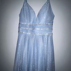 Speechless Baby Blue Formal Dress
