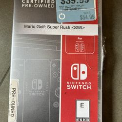 Mario Golf Super Rush Nintendo Switch