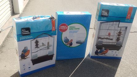 Bird cages 10 each or 3 for 30 Was 50 Must Sell Today