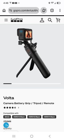 Volta
Camera Battery Grip / Tripod / Remote
