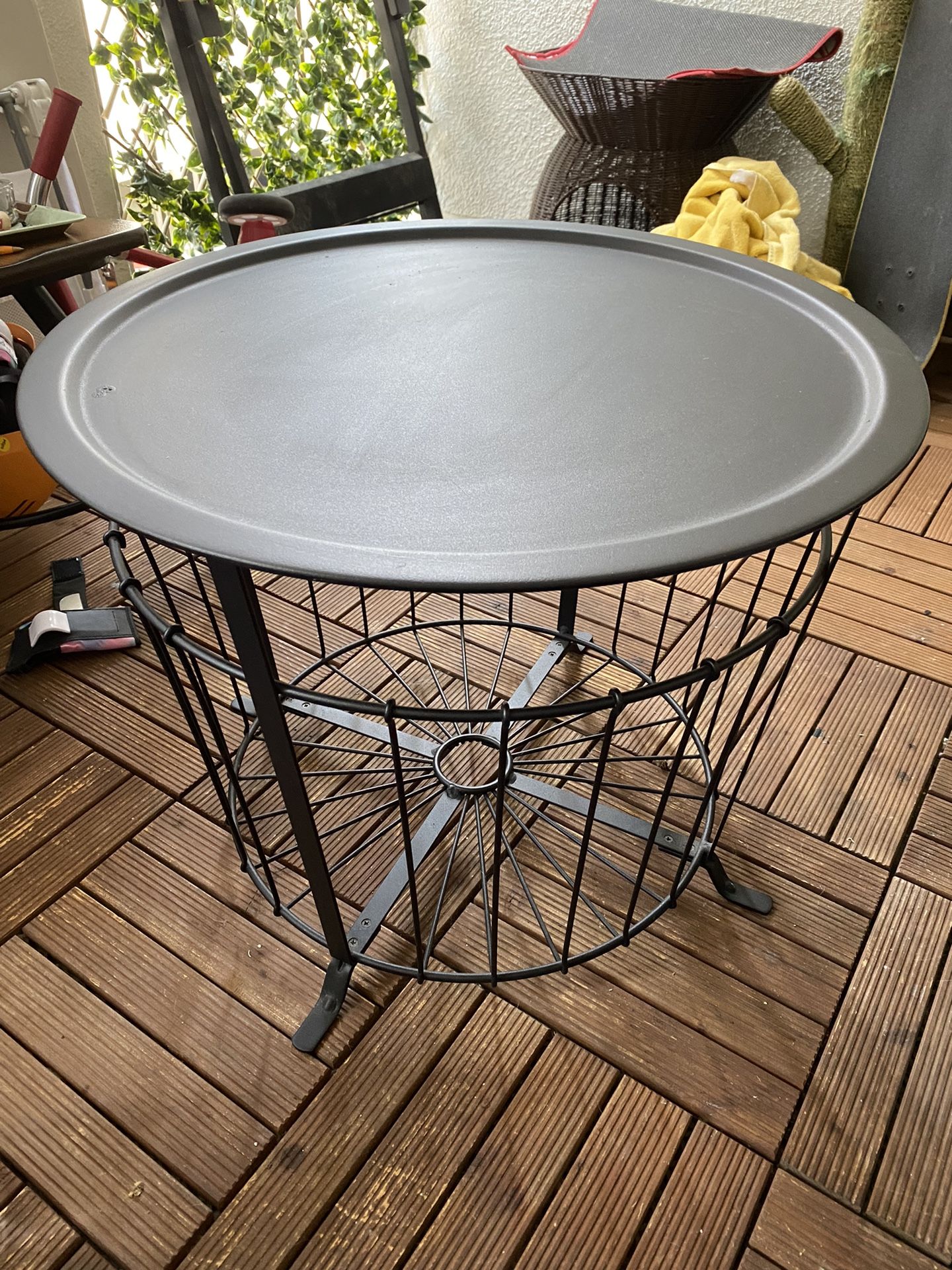 IKEA “gualov” Round Storage Table for Sale in Alhambra, CA - OfferUp