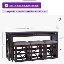 Table with chairs