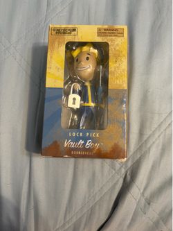 PICK UP NOW Fallout Vault Boy "Lock Pick" Bobblehead Gaming Heads 5" NIB New in Box
