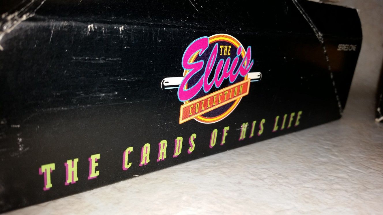 Elvis Presley collectables 2 box set pre owned cards