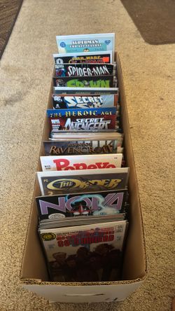 Box of comics