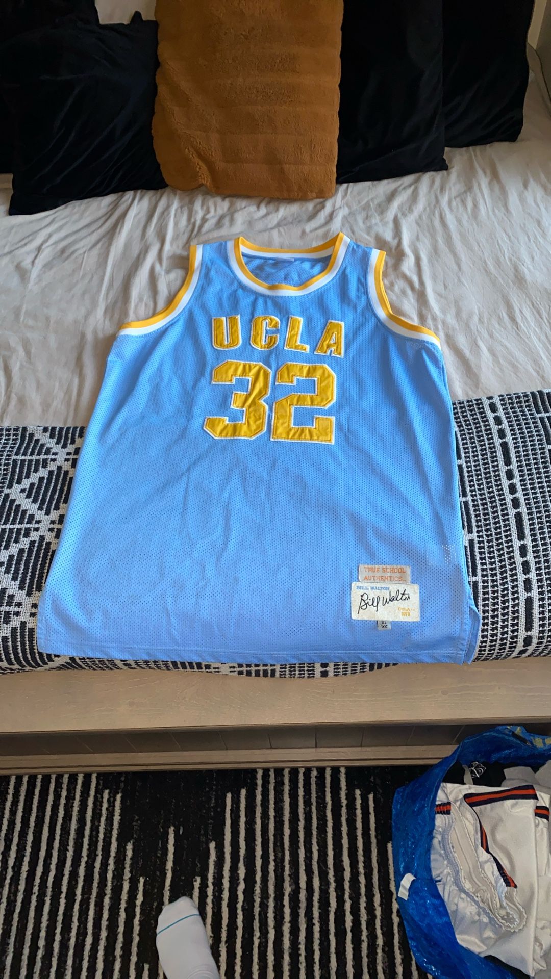 TRUE SCHOOL AUTHENTICS BILL WALTON UCLA JERSEY