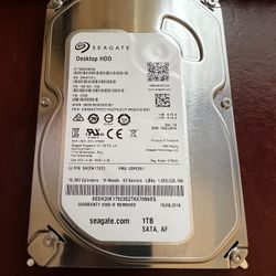 1TB Seagate Desktop Hard Drive