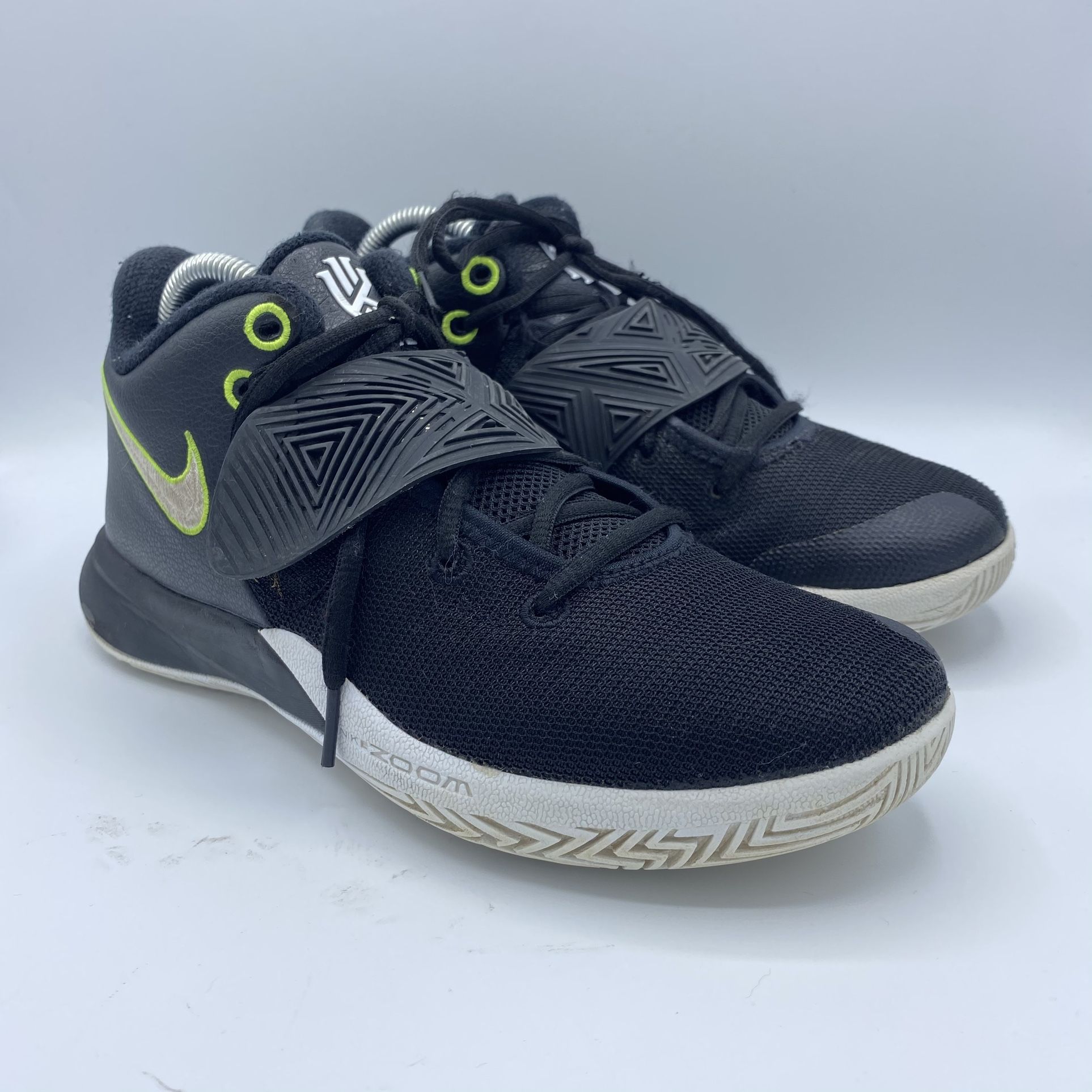 Mens Nike Kyrie Flytrap III Basketball Shoes Black White Volt Green BQ3060 001